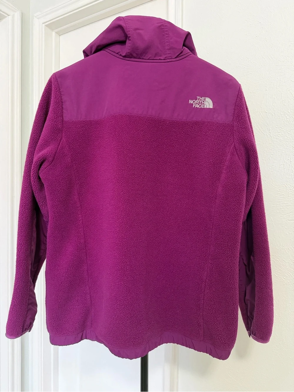 The North Face Girls' Purple Hooded Puffer-Fleece Jacket